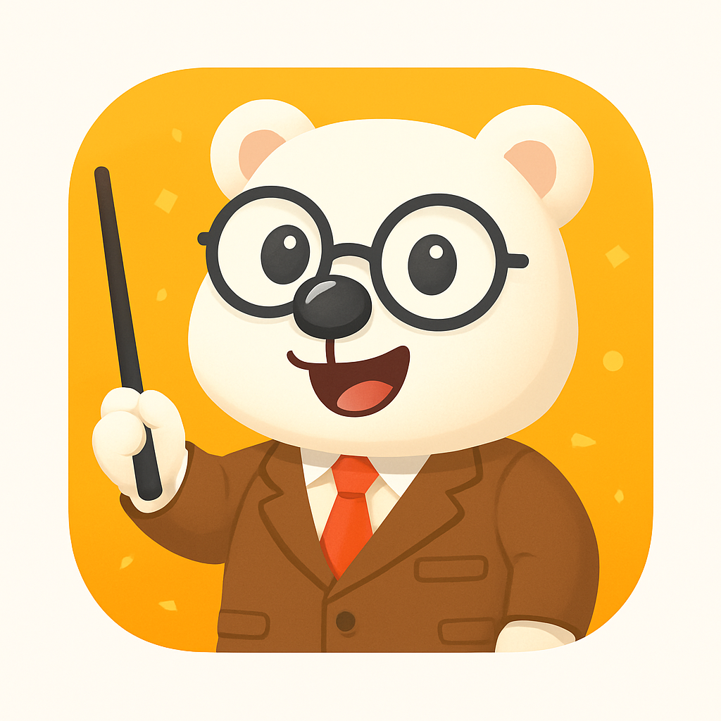 Медвежонок Бэм — талисман приложения